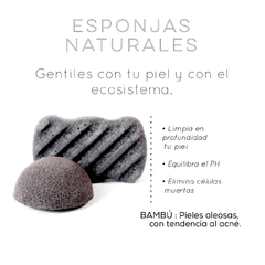 ESPONJA FACIAL con extracto de BAMBU (Facial)