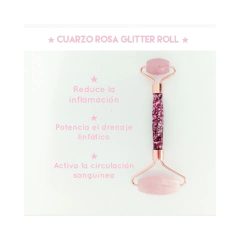 CUARZO ROSA GLITTER ROLL - comprar online