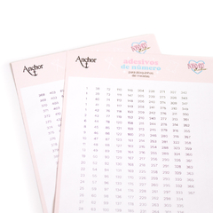 Adesivos de Número para Plaquinhas de Meadas Bordado Studio - comprar online
