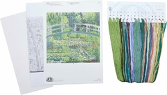 Kit DMC Museus - Lago das Ninféias de Monet - loja online