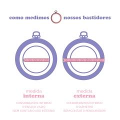 Bastidor de Silicone Oval - Bordado Studio - comprar online