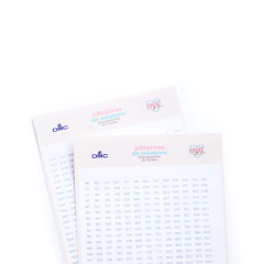 Adesivos de Número para Plaquinhas de Meadas Bordado Studio na internet