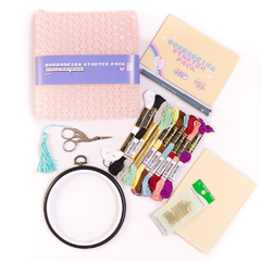 Kit iniciante Bordadeira Starter Pack - Bordado Studio