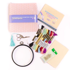 Kit iniciante Bordadeira Starter Pack - Bordado Studio