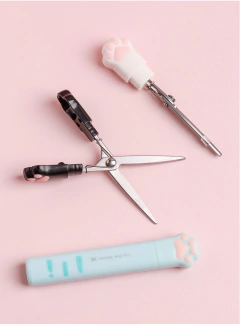 Tesoura de bolsa Patinha de Gatinho - comprar online