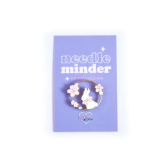 Needle Minder Coelho e Flores - Ímã para Agulhas - Bordado Studio