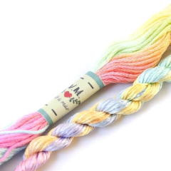 Linha Arco-Íris Candy Colors Algodão Mouliné - Vm Feito À Mão