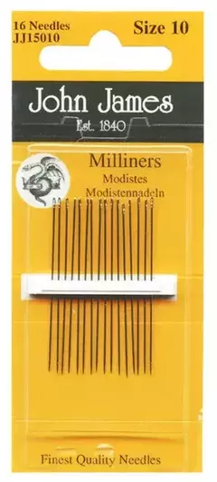 Agulhas John James - Milliners 10 - Bordado Studio