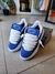 zapatillas dobleb dark - gamuza - chunky - ( azul )