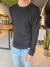 buzo manchester - tela waffle - molderia regular - ( negro ) - tienda online