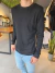 buzo manchester - tela waffle - molderia regular - ( negro ) en internet