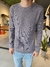 buzo manchester - tela waffle - molderia regular - ( gris ) - comprar online