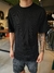 remera love - oversize - tela waffle - ( negra ) - comprar online