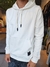 hoddie boston - regular - algodon con lycra - spandex - ( blanco ) - comprar online