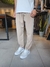 pantalon sastrero milano - cintura elastizada con cordon - elastizado - liso - ( beige ) - comprar online