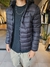 campera puffer londres - con piel en su interior - capucha desmontable - ( negra ) - puntoaparte