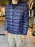 campera puffer londres - con piel en su interior - capucha desmontable - ( azul ) - comprar online