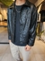 campera lucrecia - regular - de croco - ( negra ) - puntoaparte