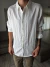 camisa podesta - lino con arrugas - importada - ( crudo ) en internet