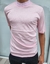 remera caracas - cuello tejido - ( rosa )