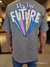 remera the future - oversize - ( gris )