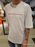 remera peace oversize (blanco) - comprar online