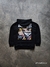 hoddie blink - oversize - rustico - ( negro )