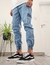 jogger de jeans milton - cargo - ( rigido )