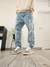 jeans mom braganza con ruturas - rigido -