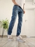 jeans nil - corte regular - elastizado - ( azul )