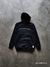 hoddie white - friza - oversize - ( negro )