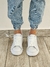 zapatillas mc queen - cuero pu - con refelx ( blancas ) - comprar online