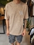 remera spot - oversize - bordada ( beige ) - comprar online