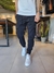 jogger cargo calcuta - gabardina importada - cintura elastica con boton ( negro ) en internet