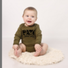 Body verde Militar Baby Saurus - comprar online