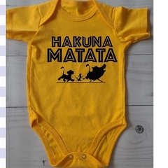 Body amarillo hakuna Matata