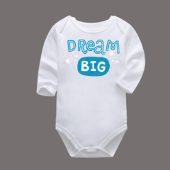 Body blanco manga larga dream big