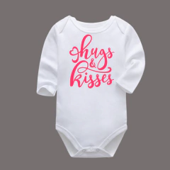 Body blanco manga larga hugs kisses