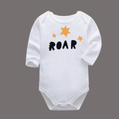 Body blanco manga larga roar