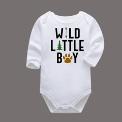 Body blanco manga larga wild little boy