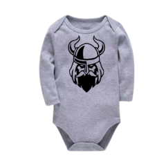 Body gris manga larga vikingo