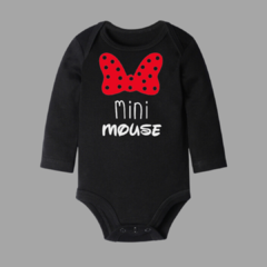 Body negro manga larga mini mouse