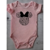 Body rosa minnie print