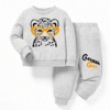 Conjunto Friza Gris Cheetah Girl