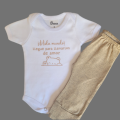 Conjunto 2 Prendas Hola Mundo