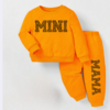 Conjunto Friza Naranja Mini Mama