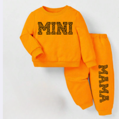 Conjunto Friza Naranja Mini Mama