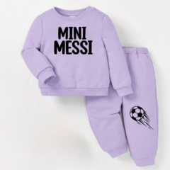 Conjunto Friza Lila Mini Messi