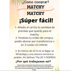 Matchy Personalizado Mama Mini Colores - comprar online