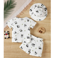 Trío algodón Diseño Panda - comprar online